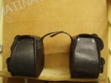 Leather motorcycle bag